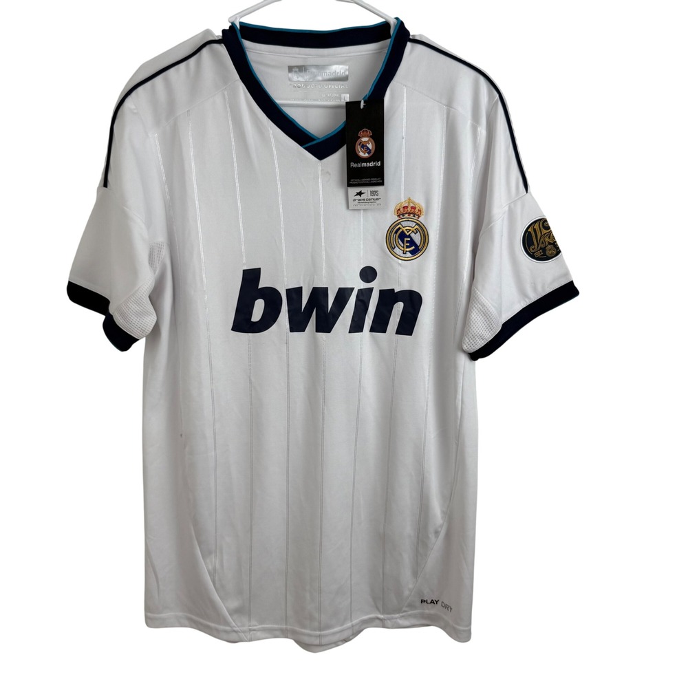 Real Madrid Ronaldo #7 Jersey 110th Anniversary 2011/12 Bwin Play Dry NWT‎ L